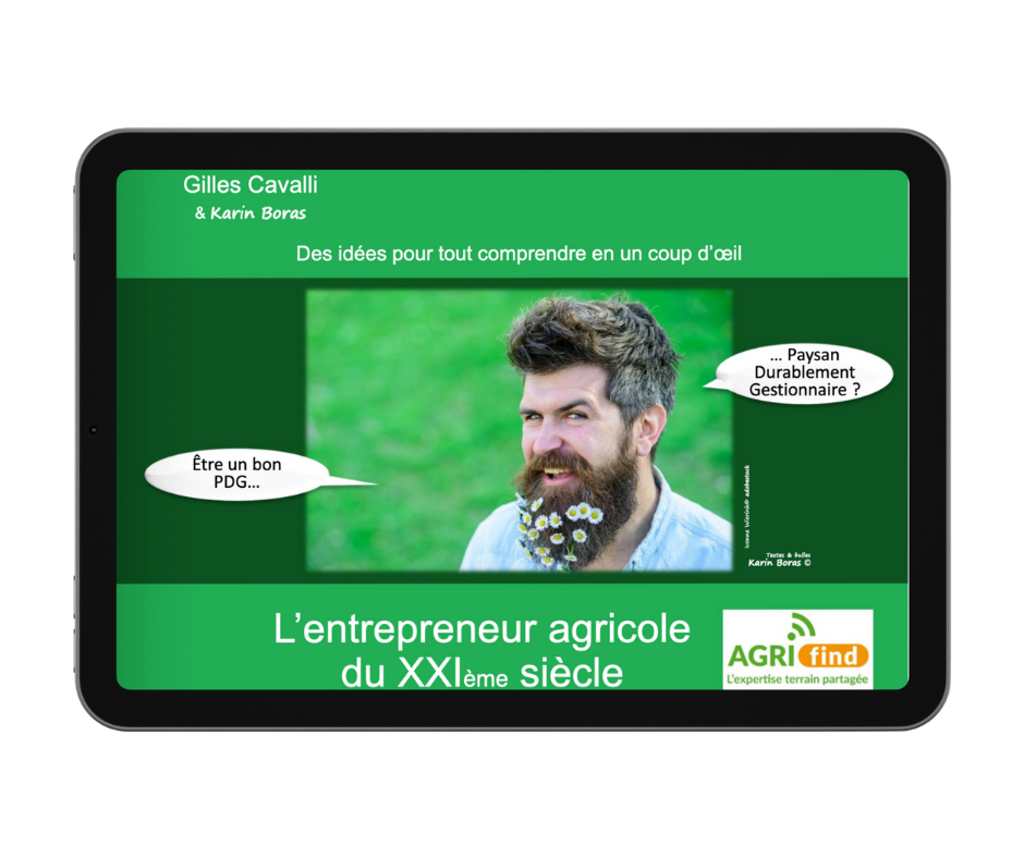 Couverture du livre de Gilles Cavalli intitulé L'entrepreneur agricole XXI ieme siècle