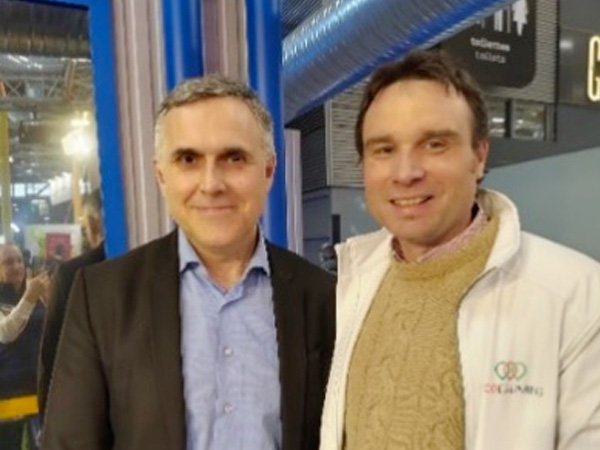 Photo de Gilles Cavalli accompagné de Eddy Fougier