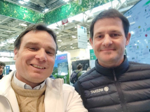 Photo de Gilles Cavalli accompagné de Jérome Leroy